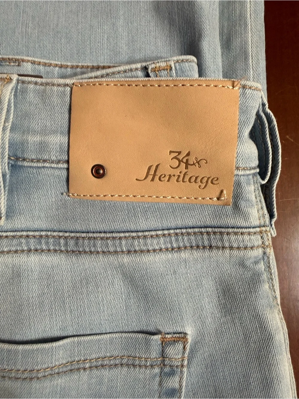 Heritage Light Blue Straight Jeans - Men's Classic Fit